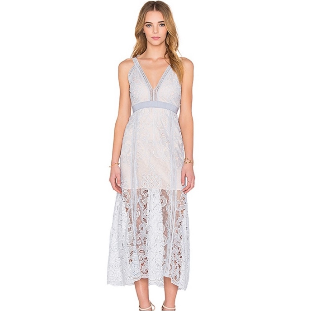 Alice McCall Wanderlust Dress in Powder Blue 2